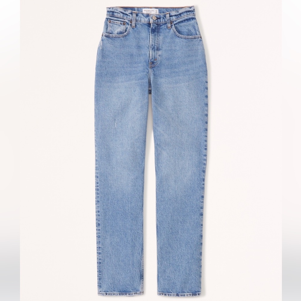 Abercrombie Ultra High Rise 90s Straight Jean